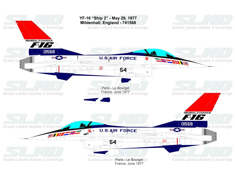 F-16 Second Prototype 01568 - SLMD